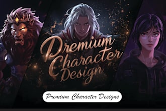 design premium animal cartoon character, mascot logo, avatar portrait