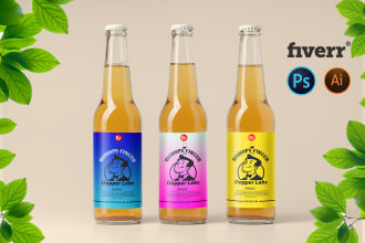 design your beer label, whiskey, spirit, tequila, vodka, can, gin, and wine