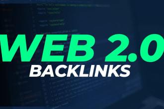 create web 2 0 backlinks with unique article