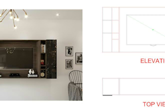 draw best 2d interior drawings for you