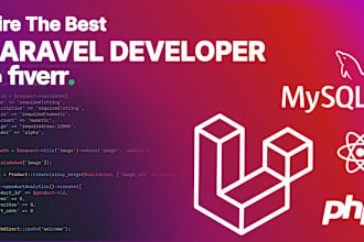 develop your PHP and laravel web application