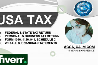 prepare individual or business income tax return