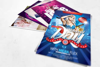 design PROFESSIONAL flyer or leaflet