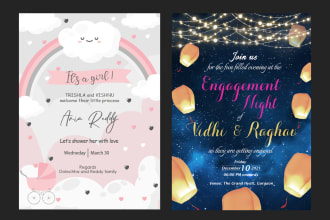 design invitation for wedding baby shower birthdays