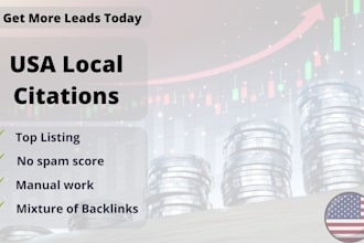 usa local citations and directory submission for gmb ranking