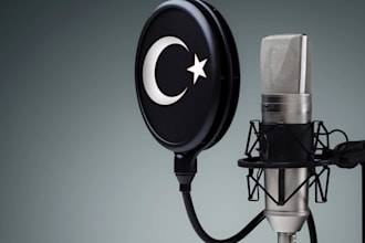 do fluent turkish voice overs on any subject you want