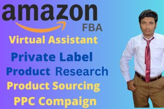 be your professional amazon private label fba VA, expert
