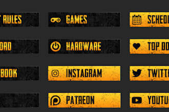 do perfect twitch panels design for you