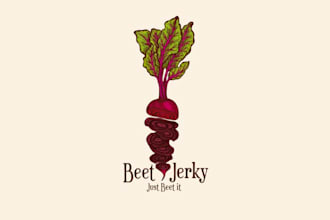 make a wonderful vegan logo design for your business