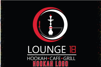 redesign edit luxury hookah logo, restaurant, smoke, hookah ,wine, lounge, bar