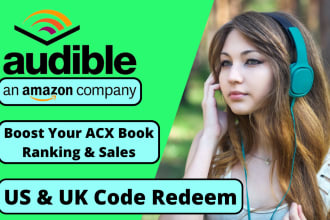 do amazon acx or audible audiobook promotion