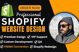 develop shopify website or shopify dropshipping store design
