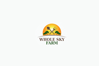 do nice vegan heirloom organic farm logo