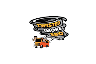 design excellent twisted smoke BBQ logo