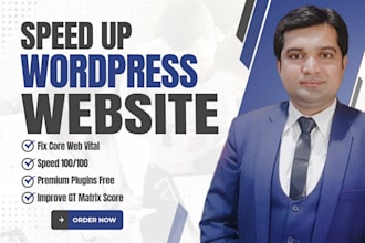 speed up wordpress website and optimization core web vitals