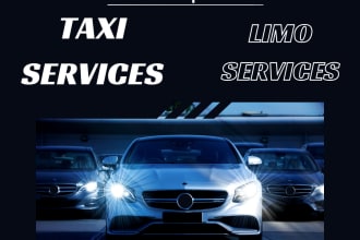 design chauffeur , limousine and taxi website