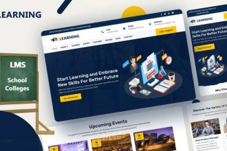 develop lms and educational website