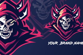 design modern style mascot and esports logo