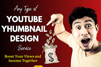 provide attractive premium yt youtube thumbnail design service