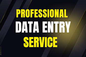 do data entry, web research, copy paste, excel data entry, pdf conversion