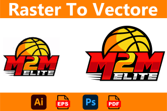 perfectly trace logo or icon in vector