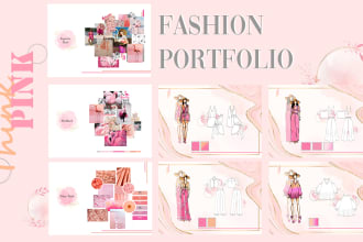 create professional fashion portfolios for your collections