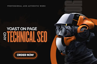 do  yoast on page seo and technical optimization of your site