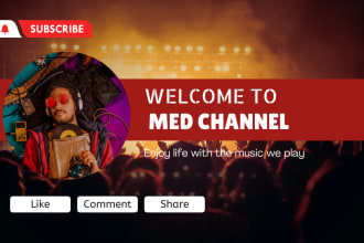 design your music banner, for any  platform you need