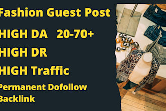 do fashion guest posts on high authority fashion blogs