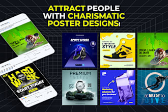 create extreme sports, fitness, gym, swimming poster, flyer