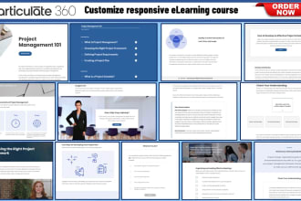 design the responsive elearning course in 1 day