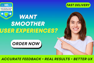do user testing for website and apps