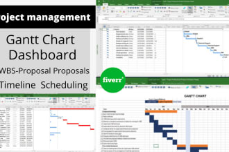 do project scheduling and plan in excel and ms project