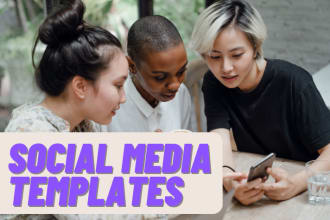 design editable canva templates for your social media