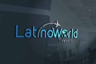 design travel, travel agency, adventure and mountain logo