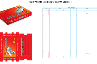 make dielines templates for custom packaging boxes, bags, pouches