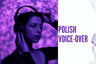 record polish dubbing and voice over