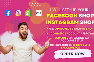 set up facebook shop and instagram shop