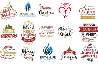 design modern minimalist church bishop seal logo maker asap