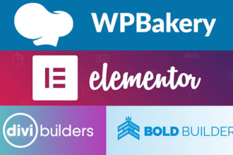 build page in wpbakery, elementor, divi and boldbuilder