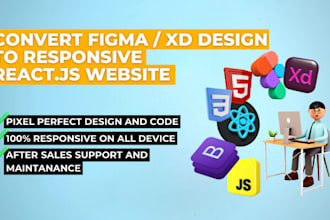 convert figma to react, psd to react, xd to react