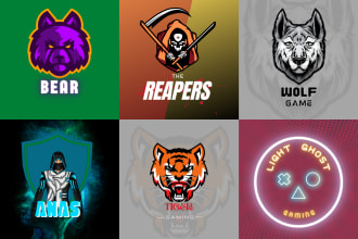 make logo animal,gaming,photography, minimal quickly