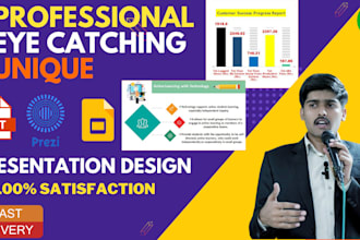 design unique professional powerpoint presentation