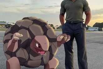 make you a pokemon photomontage space jam