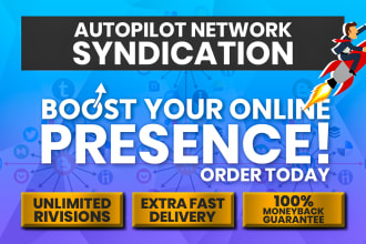 do content network syndication, autopilot setup or auto blog