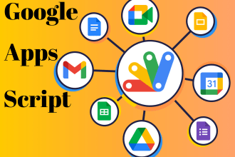 code google apps script for sheet, form, doc, gmail, calendar, slides automation