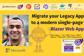 migrate your legacy app to a modern blazor web app