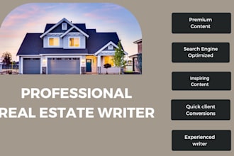 write engaging real estate property content