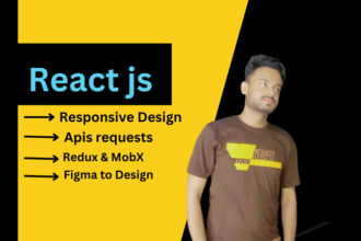 be your front end react developer