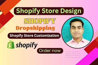 create an automated shopify dropshipping store or shopify store for business